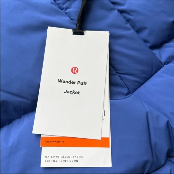 Lululemon Wunder Puff Jacket in Psychic Blue Size 12